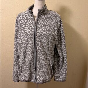 Karen Scott xl Sport Heather Gray Outerwear